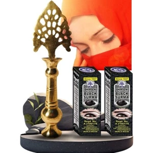 AL -ASMAD Surma Kohl Kajal Eyeliner Powder 100% Al -Madina Natural - Picture 1 of 10