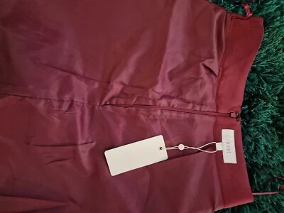 Coast skirt size 6 Flare Burgundy, New With Tags, Available in sizes 8, 10 and12 - Image 1 of 3