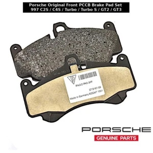 Porsche Original Equipment PCCB Front Brake Pad Set 997 C2S/C4S/Turbo/GT2/GT3 - Picture 1 of 1