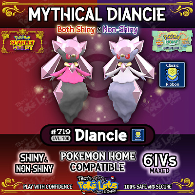 Mythical Diancie Event   6IV Shiny   Pokemon ...