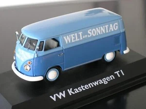 Volkswagen VW T1 Autobús Modelo WELT AM DOMINGO 1:43 De Schuco 02575 - Imagen 1 de 1