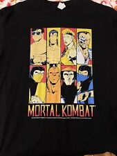 MORTAL KOMBAT T-shirt 1993 KANO Tee one sided Black GILDAN T SHIRT