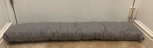 Textured Fabric Draught Excluder Insulator Door Window Guard, Energy Save - Imagen 1 de 11