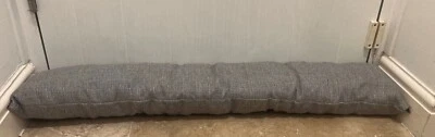 Textured Fabric Draught Excluder Insulator Door Window Guard, Energy Save - Image 1 of 4