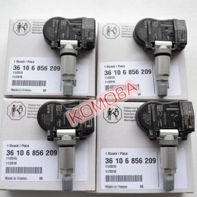 36106856209 36106855539 4PCS TPMS Tire Pressure Sensors 433 MHz For BMW Mini — 第 1/4 张图片