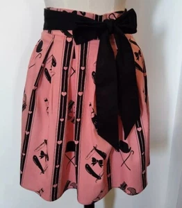 Rock Steady Pink Skirt Sz 2X Pinup Revolver Old Wild West Darringer Western - Picture 1 of 5
