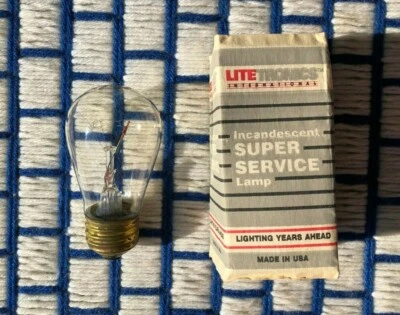 new 20K Clear sign 15S14 outdoor 15w string LIGHT BULB collectible only not 4use - Image 1 of 2