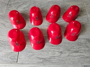 (Set of 8) MLB Baseball Los Angeles Angels Mini Batting Helmet Ice Cream Bowls - Picture 1 of 21
