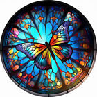 Paint By Numbers Kit Diy Stained Glass Butterfly Dragonfly Oil Art Picture Decor