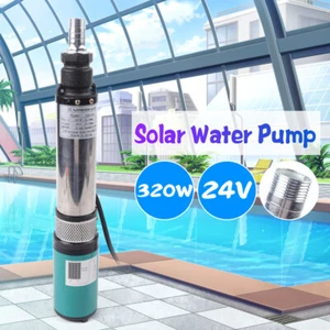 Solar Water Pump Solar Deep Well Pump Submersible Pump 320W DC 24V 5m /h 5000r/m - Picture 1 of 12