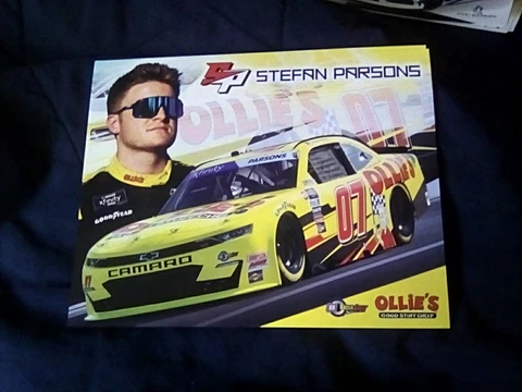 2023 STEFAN PARSONS #07 OLLIE'S NASCAR POSTCARD Cover