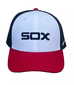 Chicago White Sox Baseball Hat Nike Dri-Fit Club Throwback Adjustable Size L/XL - Picture 1 of 4