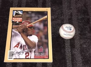 Vladimir Guerrero Signed - All Star Program & Vlad Game Used 200th Hit Ball. - Picture 1 of 4