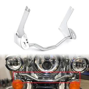 Passing Spot Light Bar Mount Bracket For Harley Road King Electra Glide Touring - Picture 1 of 12