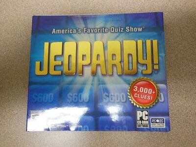 Jeopardy CD-ROM Game by Sony for Windows PC, 2003, Mint NWOT Disc  - Image 1 of 4