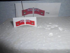 N Scale Accessories Bermuda Flag With Post  #1111 - Picture 1 of 4