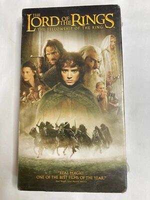 The Lord of the Rings The Fellowship of the Ring (2002 VHS) NEW FACTORY SEALED — 第 1/4 张图片