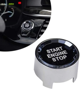 SILVER Crystal ENGINE START STOP Ignition Button Decor Cover For BMW X3 X4 X5 X6 - Bild 1 von 21