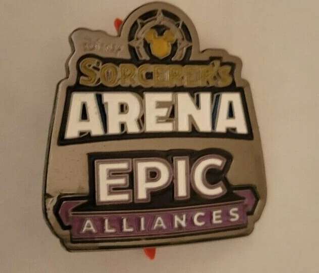 2022 SDCC EXCLUSIVO USOPOLY DISNEY ARENA ESMALTE ÉPICO PIN MICKEY MOUSE Foto 1 de 1