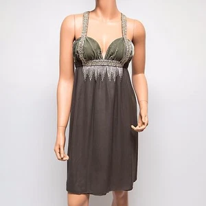 NWT Ingwa Melero Chiffon Silk Shadow Star Dress 2007 $400 Small 26 SD  - Picture 1 of 8