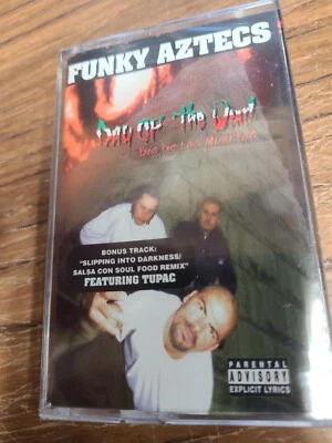 Funky Aztecs Day Of The Dead Cassette Tape SEALED 1995 2 Pac West Coast Rap OOP - Image 1 of 4
