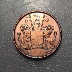 SANTA HELENA 1/2 PENNY 1821 MBC - Picture 1 of 2