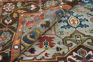 10x18 Oushak Rug Multicolor Living Room Area Rug Colorful Hand Knotted All Size - Picture 1 of 9