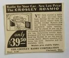 1932 Crosley Radio Corporation Advertisement Cincinnati, Ohio