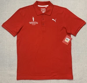 NEW Puma Men’s Small S 34th America's Cup San Francisco 2013 Red Polo Shirt NWT - Picture 1 of 7