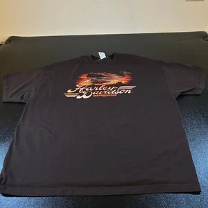 Harley-Davidson Eagle Graphic T-Shirt Motorcycle Biker Vintage Brown Mens XXL - Picture 1 of 9