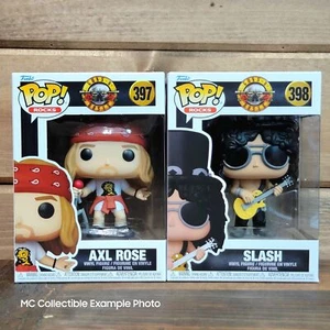 Figura Vinilo Guns N' Roses Axel Rose 397 & Slash 398 (1990) Rocks Funko Pop - Imagen 1 de 7