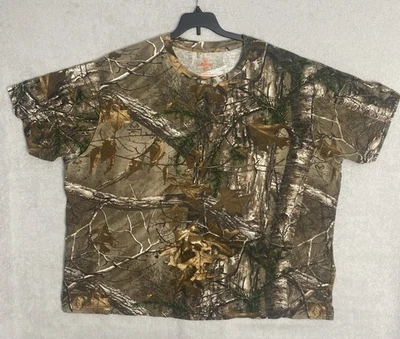 Game Winner Real Tree Camo Camp Crew Neck Outdoor Hunting Men's Size 3XL - Image 1 of 4
