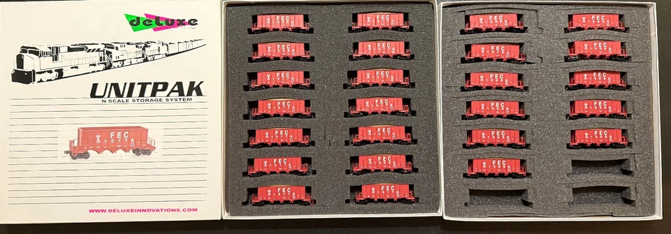 25 microtrenes escala N Florida East Coast 3 bahías Ortner Hoppers Foto 1 de 1