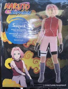 Sakura Haruno Naruto Shippuden Costume - Adult Standard Size - Anime Cosplay. - Picture 1 of 4