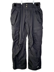 Columbia Titanium Snow Pants Men's Large Omni Tech Waterproof Breathable Black - Picture 1 of 15