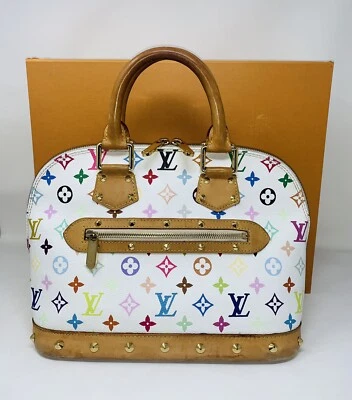 Auténtico Bolso LOUIS VUITTON Monograma Multicolor Alma Blanco ❤️ Foto 1 de 4