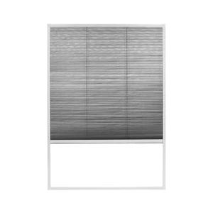 B-WARE Fliegengitter Insektenschutz Dachfenster Plissee Alurahmen 80 x 160 weiß - Bild 1 von 4