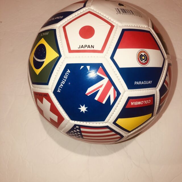 Belgium Soccer Ball World Cup 2022, Mini Size 2 Skills Ball, Leather Game  Ball, Indoor & Outdoor, Kids, Adults, Collector & Game Quality 