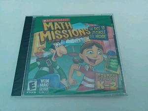 Scholastic Math Missions RACE TO SPECTACLE CITY ARCADE WIN MAC CD-ROM Grades K-2 - Picture 1 of 2