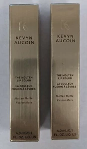 LOT OF 2 - KEVYN AUCOIN THE MOLTEN LIP COLOR #15206 JANET 0.1fl oz NEW IN BOX - Picture 1 of 5