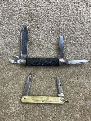 2 Vintage Pocket Knives Camillus,Kutmaster - Image 1 of 4