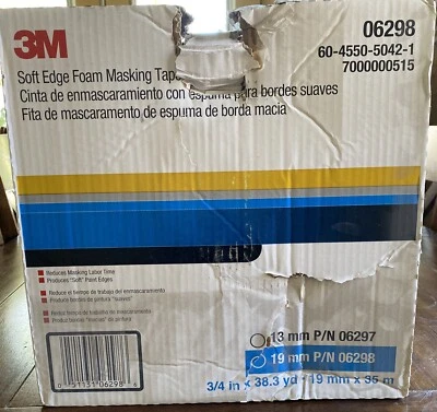 Cinta adhesiva de espuma de borde suave 3M Automotive 6298 - 19 mm Foto 1 de 4