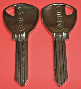 🔑 2 NEW ABUS Key Blanks for Padlock 80TI/40 and 80TI/50 Keyway - Picture 1 of 1