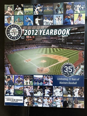 2012 Seattle Mariners Yearbook MLB Ichiro Suzuki, Felix Hernandez, Kyle Seager - Image 1 of 4