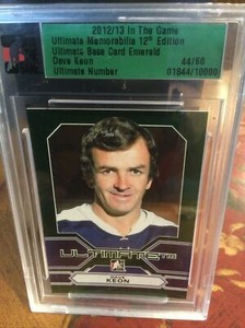 2012-13 In The Game: Dave Keon Ultimate Memorabilia 12th Ed. Emerald 44/60 SP