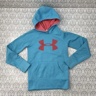 Sudadera Pullover Atlético Under Armour Azul Con Capucha Suelta UA Storm Juvenil S Foto 1 de 4