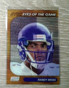 1999 Stadium Club Chrome Eyes of the Game Refractors #26 Randy Moss Vikings - Picture 1 of 2