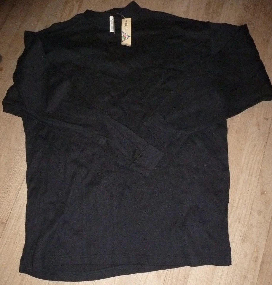 NWT BLACK RIBBED CROSS BASICS SZ XXL - Image 1 of 1