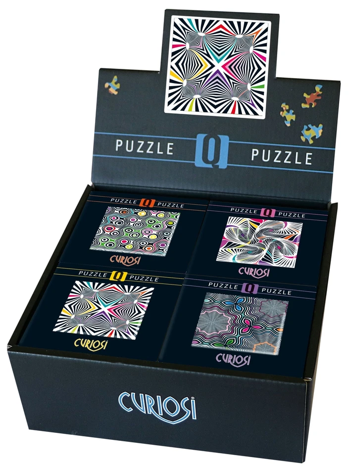 Curiosi Puzzle Jigsaw Q "Shake" 70-72 Teile Grafisches Motiv in poppigen Farben