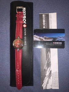 Ladies Jowissa red Swiss Watch J5.642.M 30mm 3ATM - Picture 1 of 4